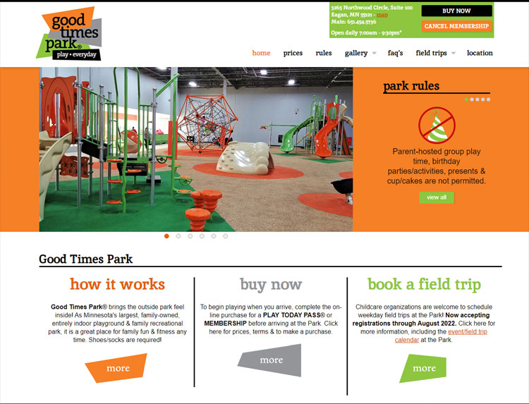 Full-featured website