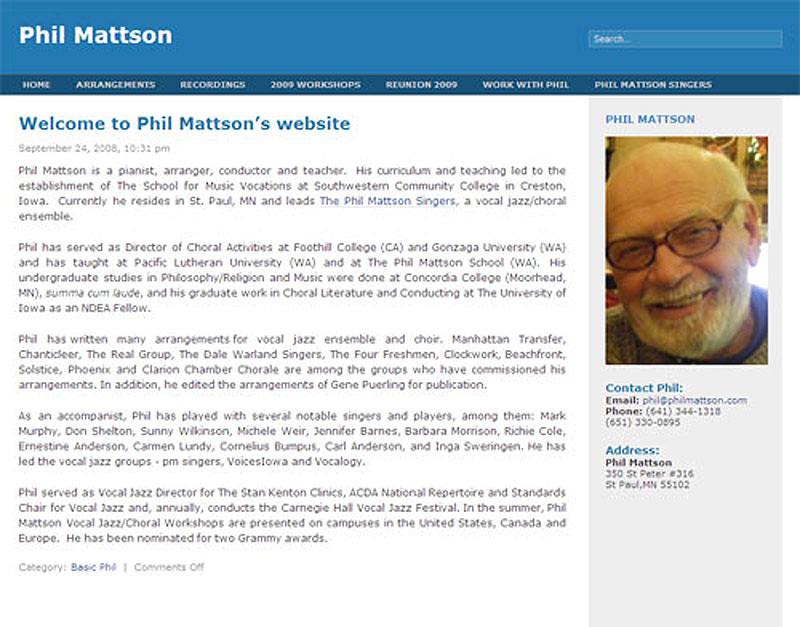 Phil Mattson-Before